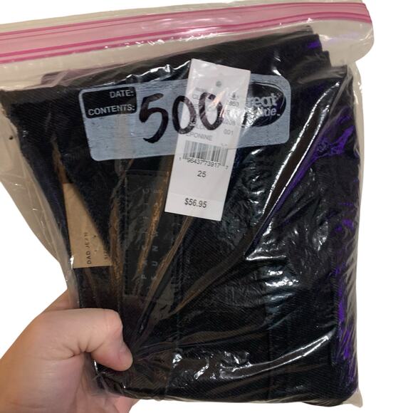 NWT! Pacsun High-Rise Relaxed Straight Leg Button Fly Dad Jeans Womens Size 25 - Picture 13 of 13